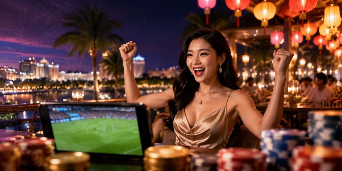 Du khách Phú Quốc trải nghiệm giải trí casino và xổ số trực tuyến ban đêm